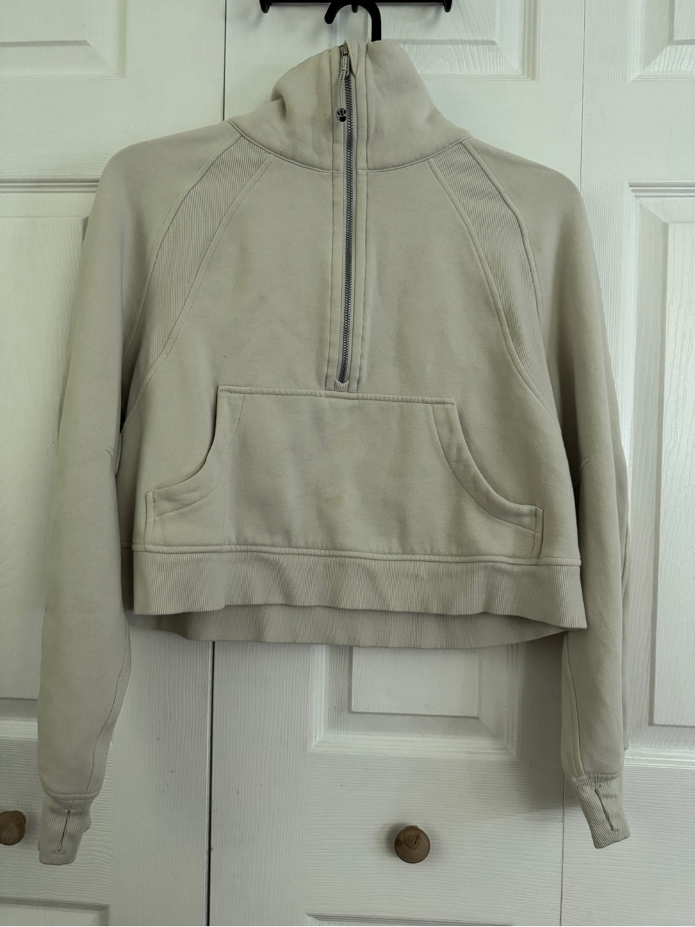 Lululemon cropped scuba M/L (read description)